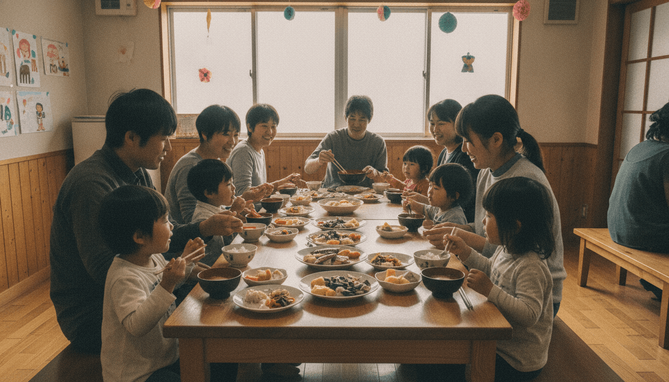 地域の子ども食堂での団らんの様子(イメージ)