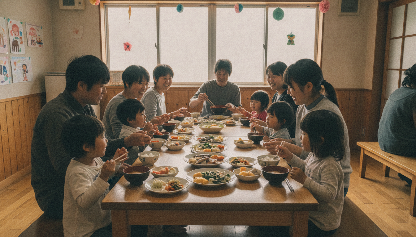 地域の子ども食堂での団らんの様子(イメージ)