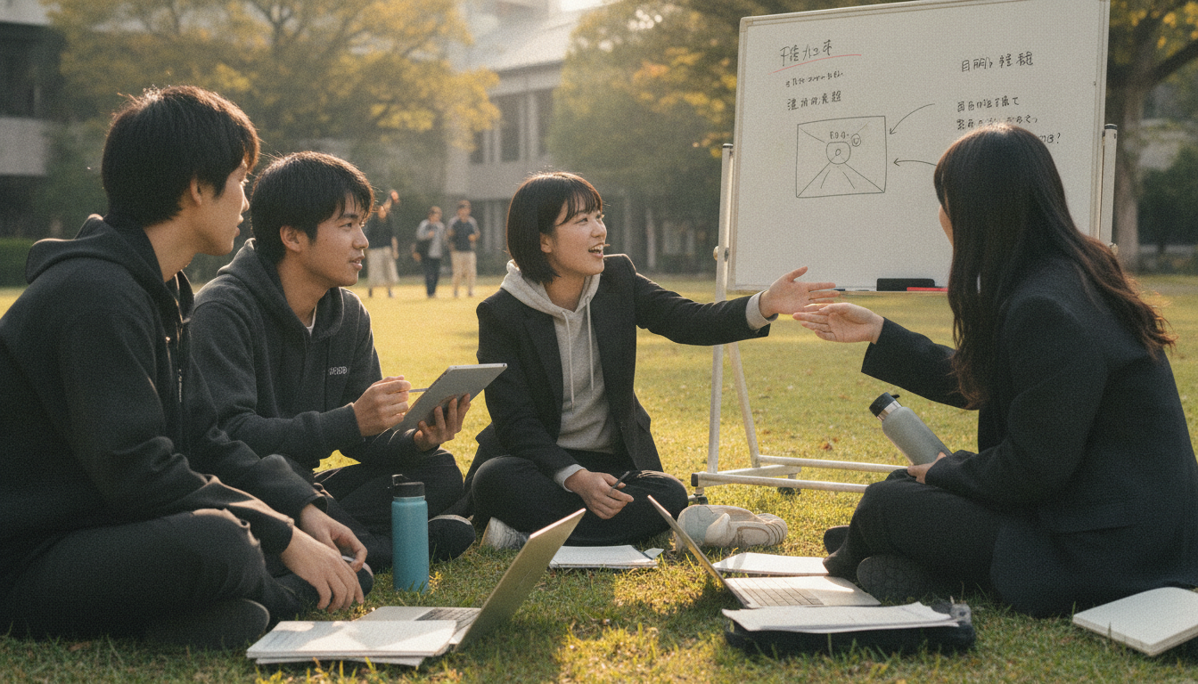 大学生の活動の様子(イメージ)